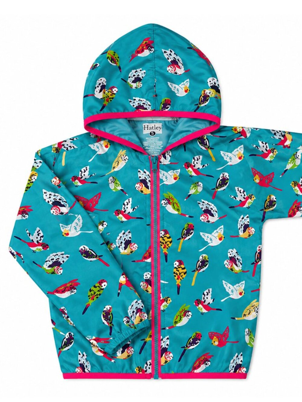 Hatley Windbreaker Tropical Birds Jacket Lightweight